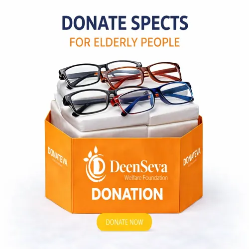 Donate glasses change lives for Elderly